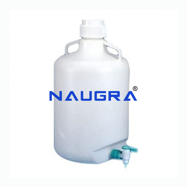 Carboy With Stop Cock - TVET Lab Equipment Manufacturer India