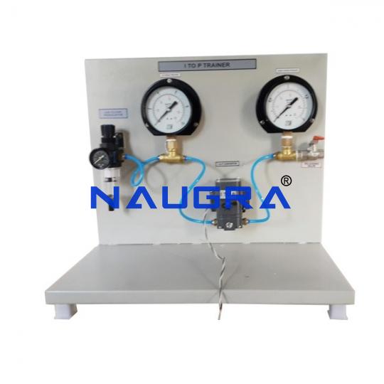 Current to Pressure Measurement Trainer - TVET Lab Equipment Manufacturer India