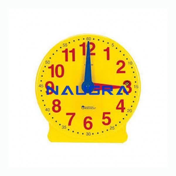 Geared Teacher Clock - TVET Lab Equipment Manufacturer India