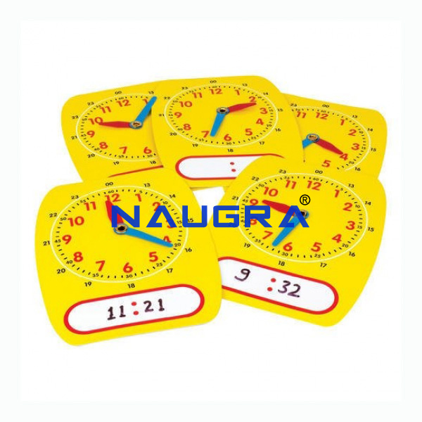 Student Clock Write and Wipe - TVET Lab Equipment Manufacturer India