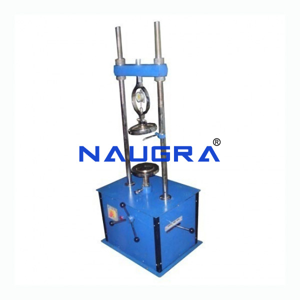 Unconfined Compression Test Machine - TVET Lab Equipment Manufacturer India