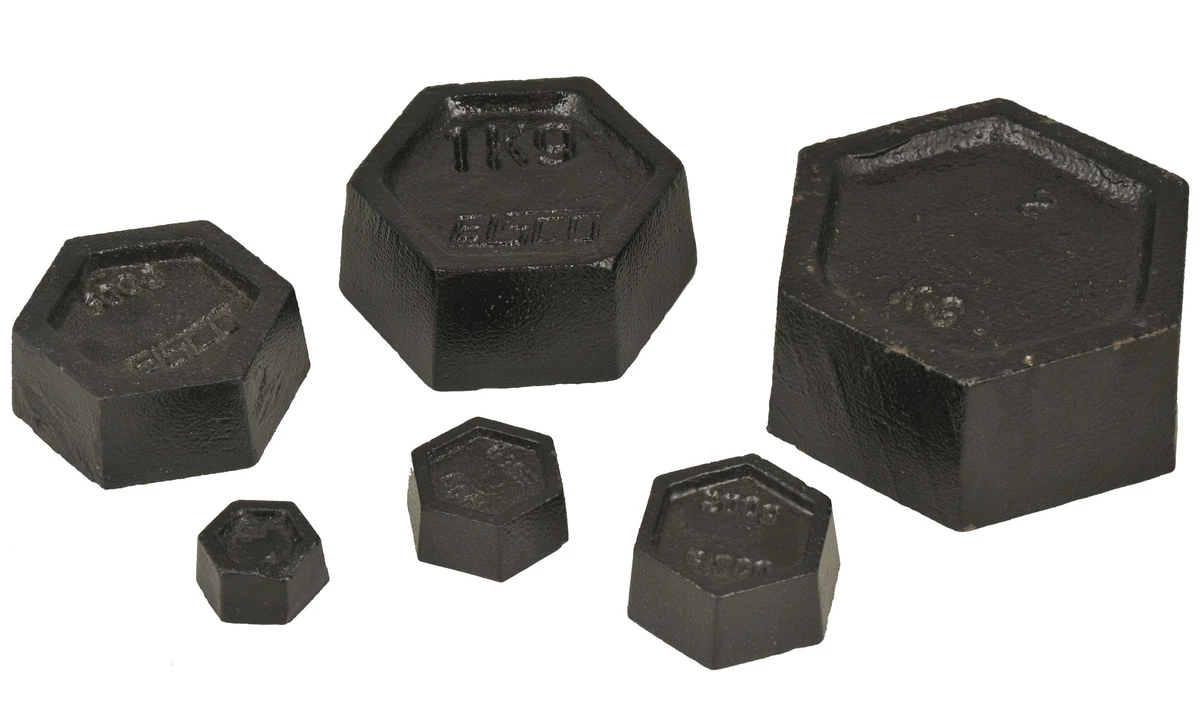 Cast Iron Hexagonal Masses Set - TVET Lab Equipment Manufacturer India