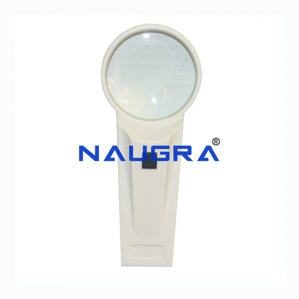 Hand Held Magnifier With Light - TVET Lab Equipment Manufacturer India