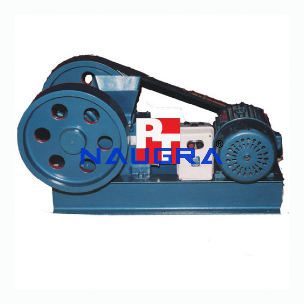 Jaw Crusher Laboratory Type - TVET Lab Equipment Manufacturer India