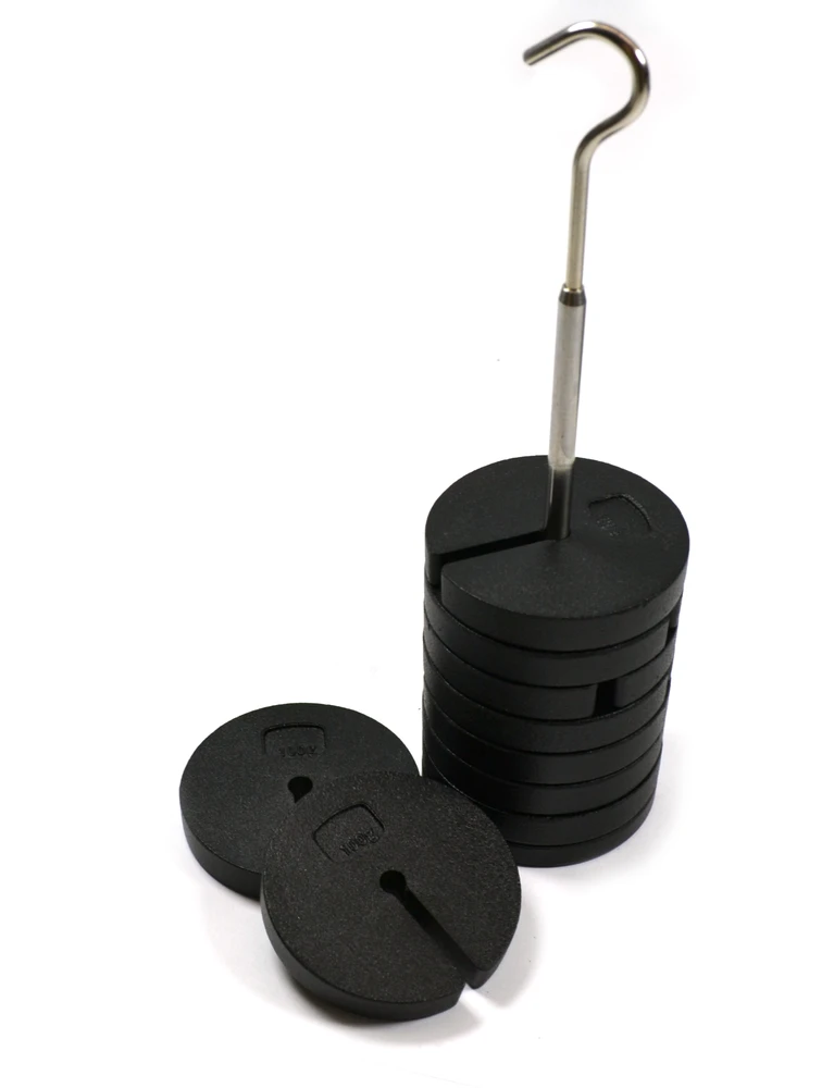 Cast Iron Slotted Masses Set - TVET Lab Equipment Manufacturer India
