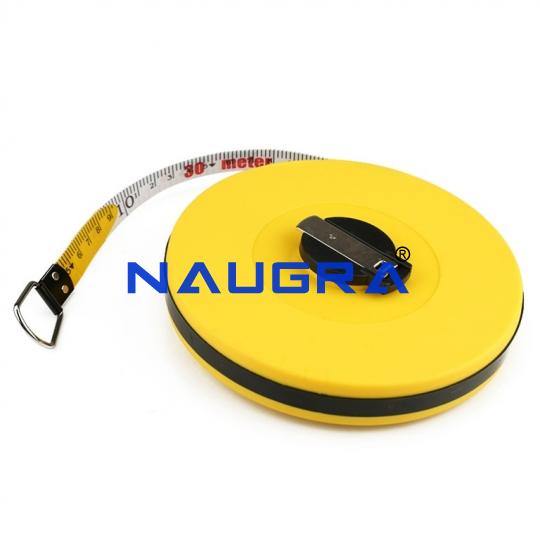 TVET Fiber Glass Measuring Tape - TVET Lab Equipment Manufacturer India