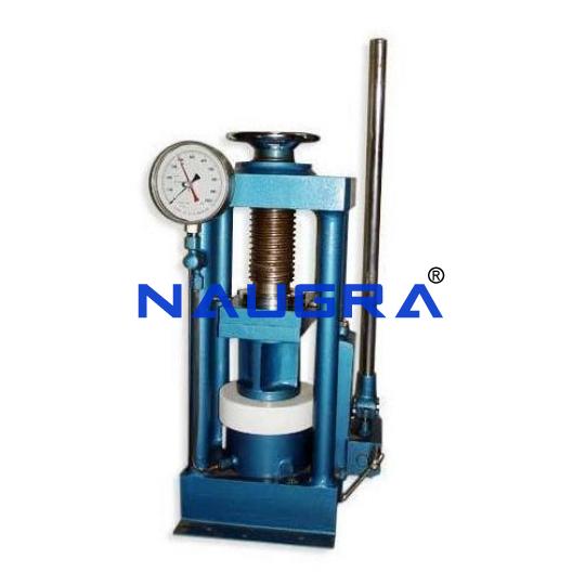 TVET Compression Testing Equipment Manually Hand Operated - TVET Lab Equipment Manufacturer India