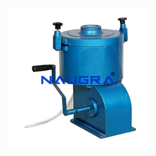 Bitumen Extractor Hand Operated - TVET Lab Equipment Manufacturer India