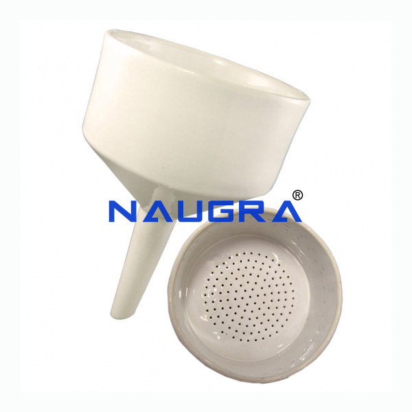 Buchner Funnels (Porcelain) - TVET Lab Equipment Manufacturer India