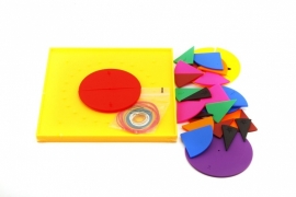 Flip N Fraction Geo Board With Circle Cut Manufacturer India